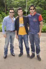 Pulkit Samrat, Ali Fazal, Varun Sharma at Whistling Woods in Filmcity, Mumbai on 14th Aug 2013 (25).JPG